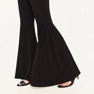 BNWT: Zara Super Flare Bell Bottom Black Pants XS